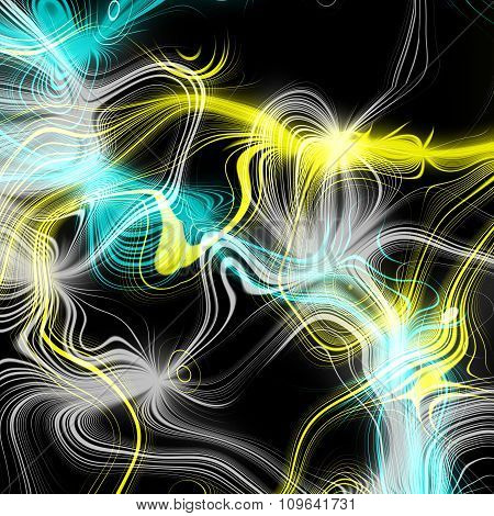 Abstract plasma discharge as a background. Psychedelic color image.