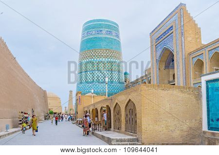 The blue minaret