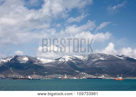 Russia, Vessels At Anchor