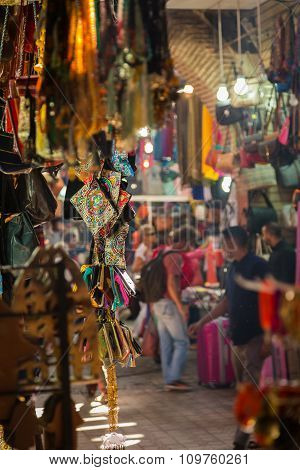 In The Souk Of Marrakesh Medina