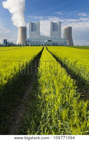 Power Station And Rye Field