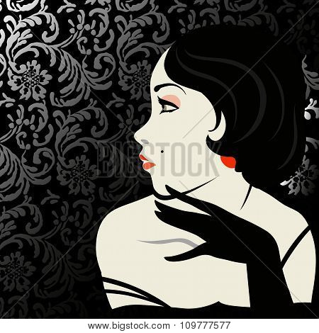 Retro party invitation design