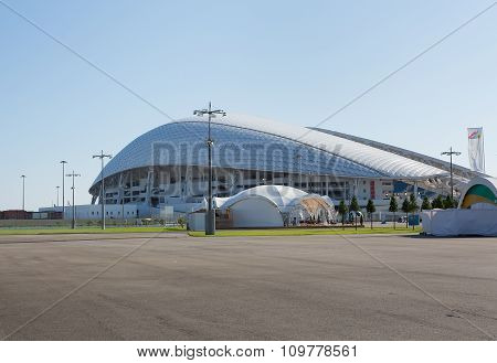 Sochi, Russia - July 23, 2015: Fischt Stadium in the Park in Sochi, Adler