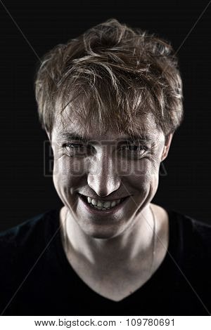 malicious man portrait