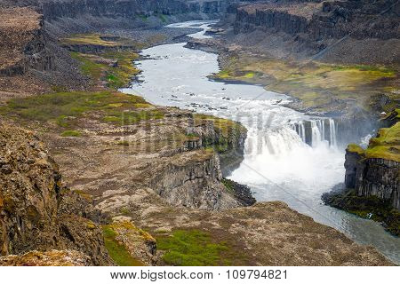 The Jokulsargljufur valley, Iceland