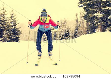 Skiing
