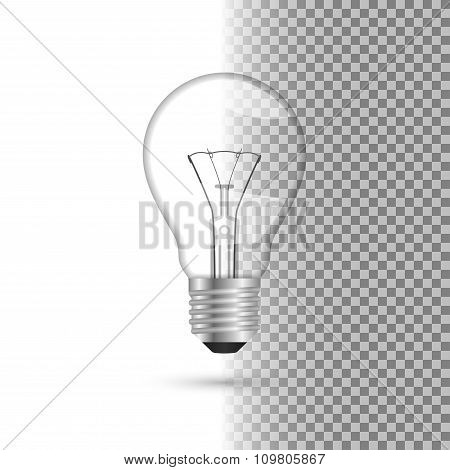 Realistic light bulb