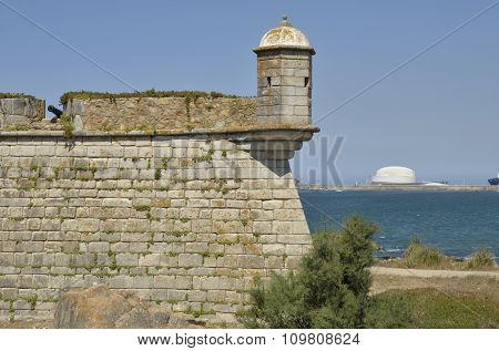Ancient Fort In The Atlantic Sea
