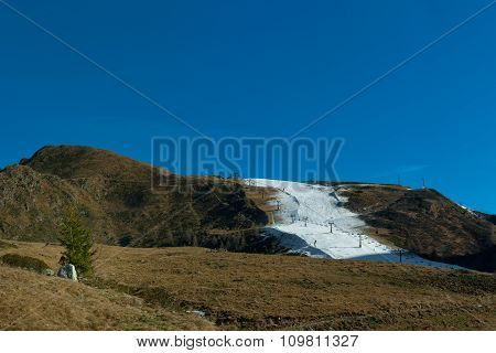 Skiing In Artificial Track