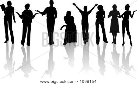 Groupe de personnes - Illustration