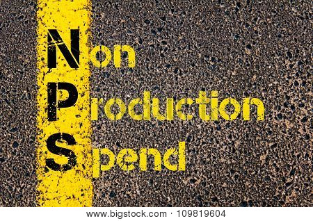 Business Acronym Nps As Non Production Spend
