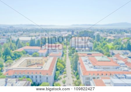 Defocused Background With University Of California, Berkeley