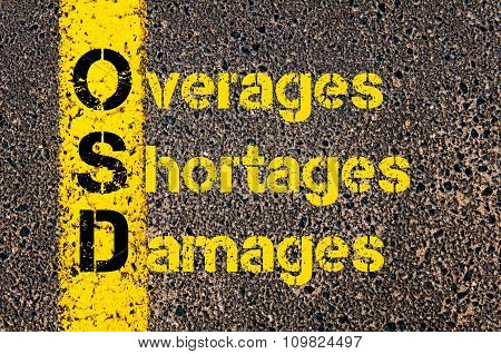 Accounting Business Acronym Osd Overages, Shortages, And Damages