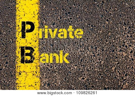 Accounting Business Acronym Pb Private Bank