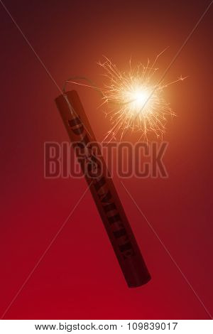 conflagrant dynamite stick close up