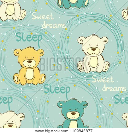 Vector sleeping bear