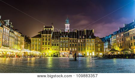 Old Town Sqare In Warsaw