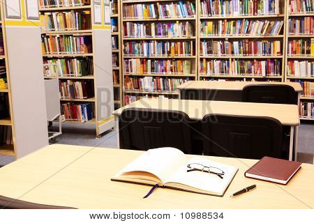 Workplace In Library