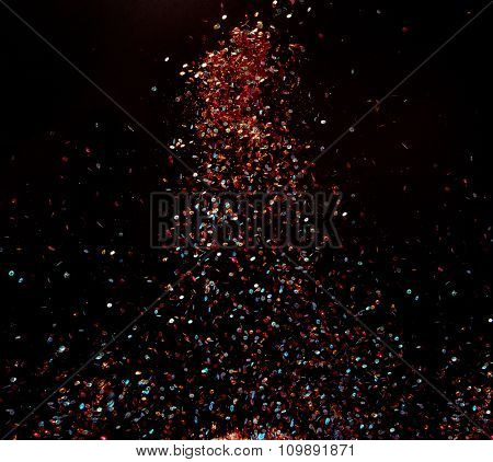 Shiny particles background
