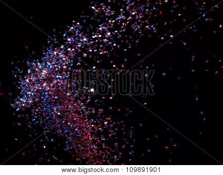 Shiny particles background
