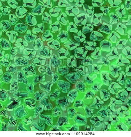 Abstract green organic