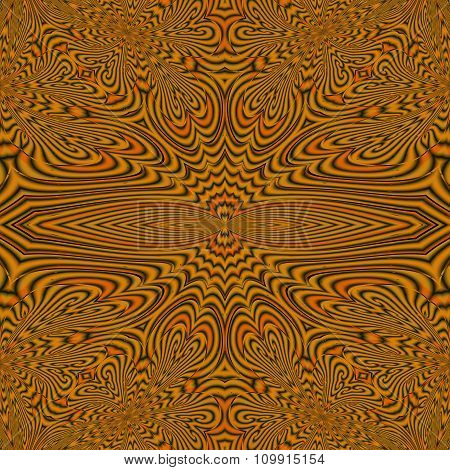 Black and orange motley pattern