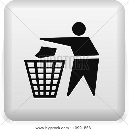 Garbage Recycling Icon