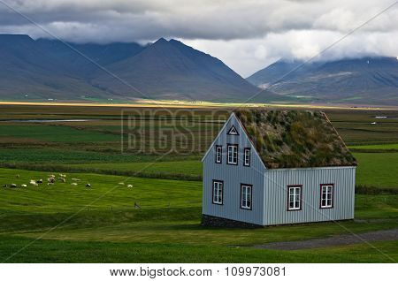 19th century turf houses at Glaumbaer farm