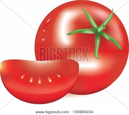 tomato of red color