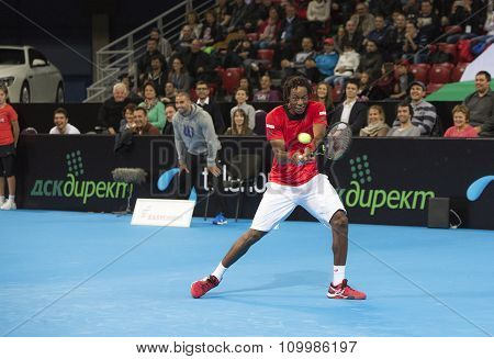 Grigor Dimitrov Defeated Monfils In A Demonstrative Match In Arena Armeec Hall, Sofia