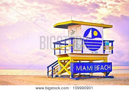 Sunrise in Miami Beach Florida