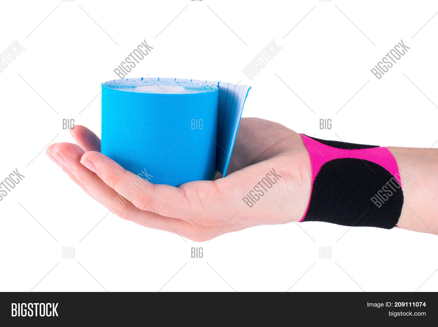 Hand Kinesiology Tape Image & Photo (Free Trial) Bigstock