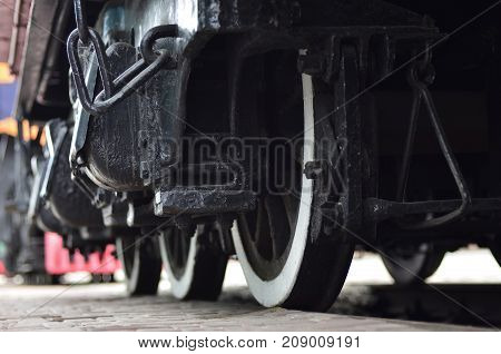 Wheels Of A Russian Modern Locomotive