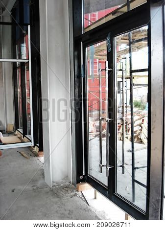 Construction Site Of An Industrial Building Inside