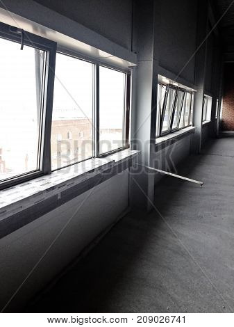 Construction Site Of An Industrial Building Inside