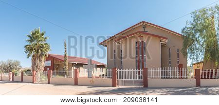 REHOBOTH NAMIBIA - JUNE 14 2017: The Methodist Church in Rehoboth a town in the Hardap Region of Namibia