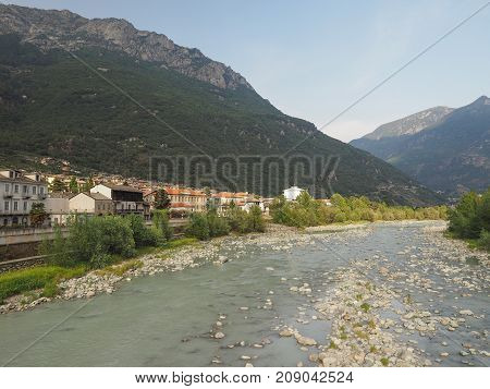 Dora Baltea River In Donnas