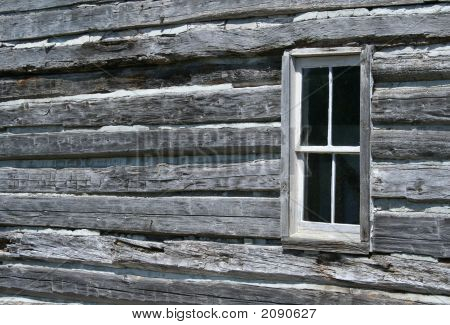 Log Cabin Window