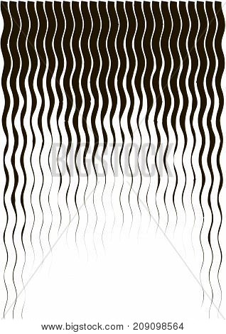 Minimalistic Design. Halfton Cover A4 Format. Halftone Vector Concentric Squares, Spiral Lines, Mode