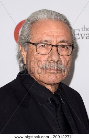 LOS ANGELES - OCT 12:  Edward James Olmos at the Eva Longoria Foundation Annual Dinner at the Four Seasons Hotel on October 12, 2017 in Beverly Hills, CA