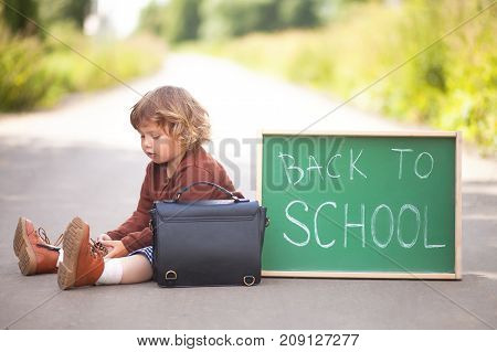 Little Girl Ready Back To School, Little Genius