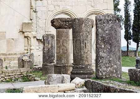 ruins of the temple of David the Builder Kutaisi 2014.