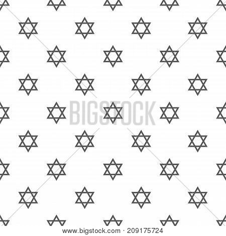 David star pattern seamless. Repeat illustration of David star pattern vector geometric for any web design