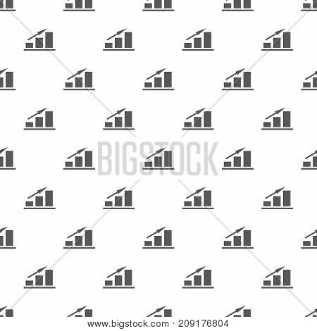 New chart pattern seamless. Repeat illustration of new chart pattern vector geometric for any web design