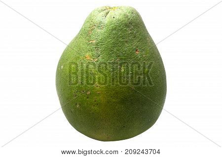 Grapefruit thailand on white background Folk fruits come from planting