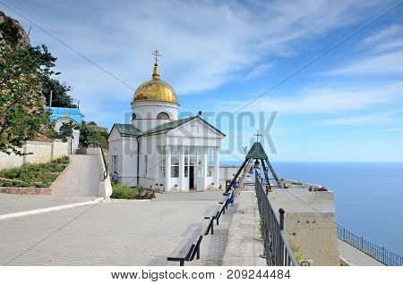 Svyato-georgievskiy monastery in Crimea. The St. George temple