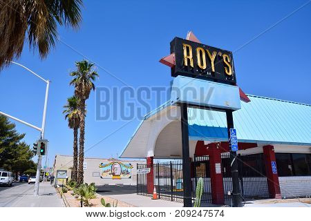 Legendary Roy's Cafe On Historic Highway Route 66.