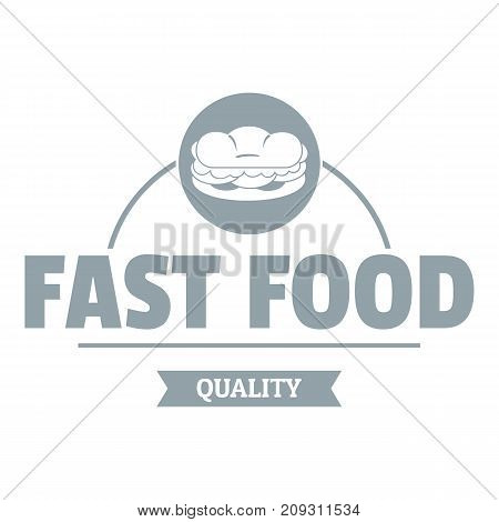 Sandwich logo. Simple illustration of sandwich vector logo for web