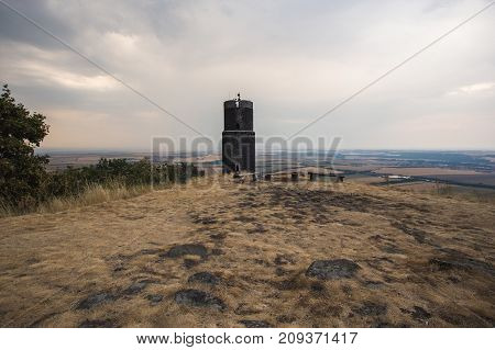 Medieval Castle In The Czech Republic On A Hill
