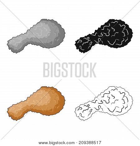 Leg, single icon in cartoon style.Leg, vector symbol stock illustration .